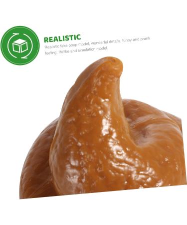 NOLITOY 15 pcs Simulation Poop Halloween Party Favor Prank Toy Decompression Toy Artificial Poops Halloween Party Accessories Prank Plaything Fake cat Rubber Party Supplies Child Elastic Khakix5pcs 7.5x6.5cmx5pcs - Buy Online on GoSupps.com
