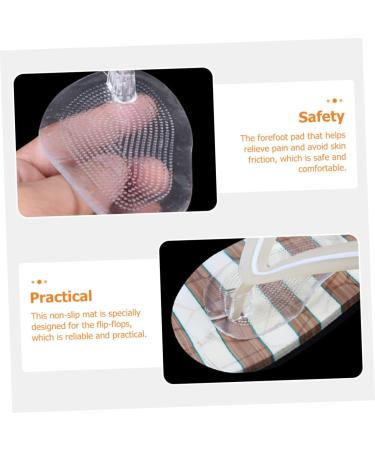 3 Pairs Gel Forefoot Cushions - Metatarsal Support Insoles for Sandals & Thongs - Comfortable Foot Protection & Grip Pads - Buy Online on GoSupps.com