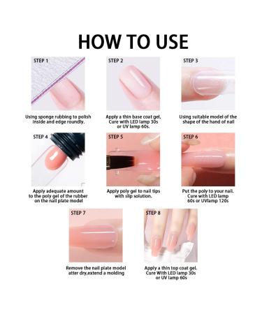 Lofuanna Poly Gel Nail Kit 4PCS | 15ml Poly Gel Builder Kit for Quick Nail Extension | Starter & Professional Nail Technician Set (4 Colors) - Buy Online on GoSupps.com
