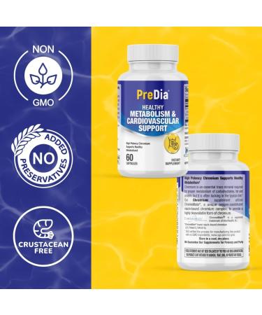 PreDia - Healthy Metabolism & Cardiovascular Support Health - (Chromium 200mcg) - Buy Online on GoSupps.com