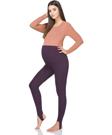FUTURO FASHION Maternity Fleece Lined Leggings Stirrup - Plum - UK 14 - Buy Online on GoSupps.com