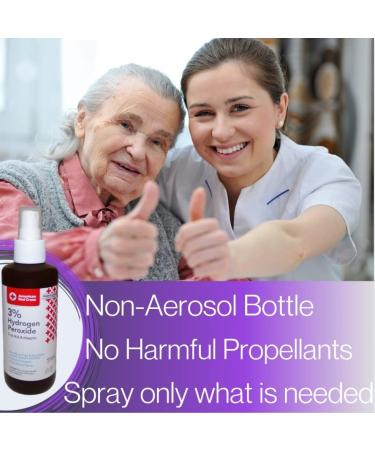 American Red Cross 3% Hydrogen Peroxide Antiseptic Spray - 6oz Non-Aerosol Bottle for Minor Cuts & Scrapes - Travel & Home Essential - Buy Online on GoSupps.com