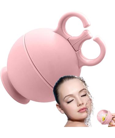 Buy Pink Silicone Ice Face Shape Ball - Reusable Cold Therapy for Women | Facial Ice Scooters & Ice Cream Mold - Buy Online on GoSupps.com