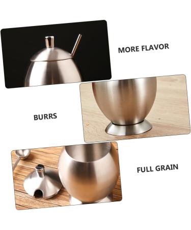 Zerodeko 1pc Stainless Steel Seasoning Jar Stainless Steel Container Household Seasoning Canister Pepper Shakers Glass Container Grass Key Covers Jar Storage Condiment Storage Box - Buy Online on GoSupps.com