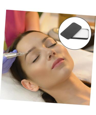 SOESFOUFU eyebrow makeup drawing paste brow mapping tool brow contour paste aluminum box 1 count (Pack of 1) Black - Buy Online on GoSupps.com