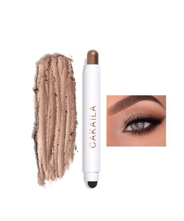 Timipoo Eyeshadow Cream Stick Eyeshadow Pen Matte Shimmer Eye Makeup Stick Fluorescent Makeup with Long Lasting Waterproof Eyeshadow (04#)
