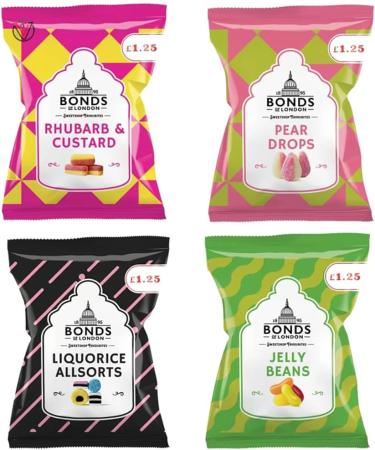 Various Flavoured Boiled Retro Jelly Sweets Bag 130g | Pick Any Type & Number of Bags - Buy Online on GoSupps.com