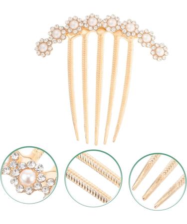 WOFASHPURET vintage hair accessories hairpin girl grace hair accessories for women bride headpiece hair accessories decorate rhinestone hair clips headgear comb Medium Hair piece alloy - Buy Online on GoSupps.com