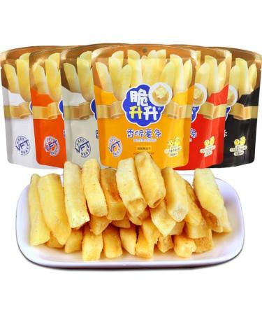 Crispy French Fries Potato Chip Snack Pack Protein Potato Fries Variety Flavor Gluten Free Potato Chips 40g/Bag Tasty and Delicious Non-GMO Chinese Specialties (Honey Butter Flavor 8bags) Honey Butter Flavor 8bags - Buy Online on GoSupps.com