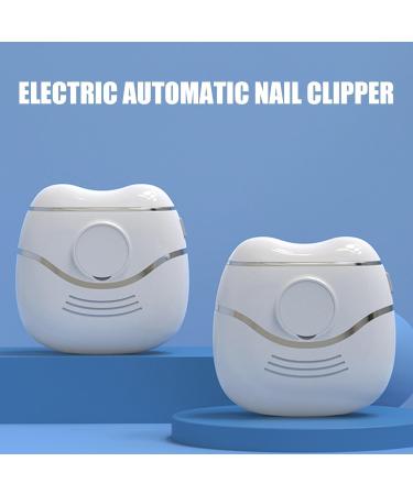 Electric Nail Clippers - ABS/Stainless Steel Automatic Nail Cutter | Motorized Efficiency Electric Fingernail Cutter | Long Lasting Convenience Automatic Nail Filer for Babies Adults Children - Buy Online on GoSupps.com