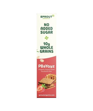 Sprout Organics PB & Yayz Toddler Snack Bars - Peanut Butter & Strawberry - 5 Bars x 1.02 oz (6-boxes) - Buy Online on GoSupps.com
