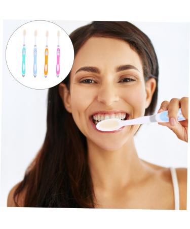 Homsfou 4-Piece Ultrafine Soft Toothbrush Set | Travel-Friendly Manual Toothbrushes for All Ages - Perfect for Teens and Infants - Buy Online on GoSupps.com