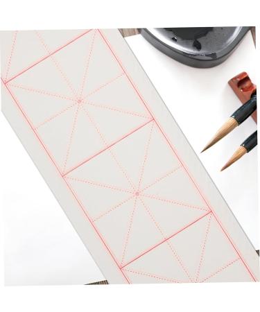 Operitacx 200 Sheets Grid Rice Paper Handwritten Paper Four Characters White 39x12cm - Buy Online on GoSupps.com