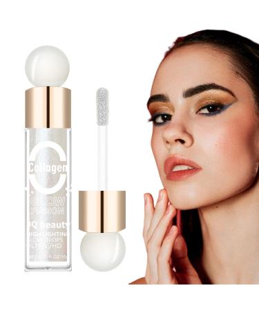 Liquid Eye Shadow - Shimmer Makeup and Eyeshadow | Highlight Eye Makeup and Glow Liquid Eyeshadow Long-Lasting for Woman Girl 1#