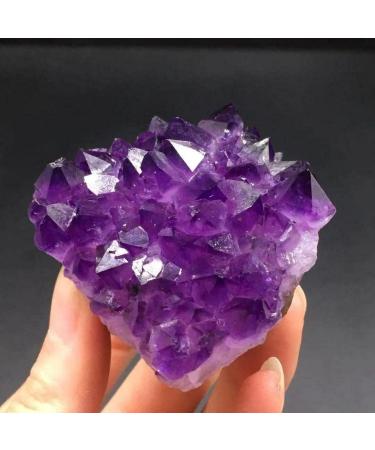 Amethyst Stone Natural Uruguay Amethyst Cluster PointSpecimen Decoration 145g ningxiao - Buy Online on GoSupps.com