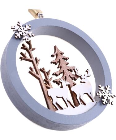 Yardenfun Hollow-Out Pendant Wooden Pendant Hanging Pendant Wall Hanging Decorate Christmas - Buy Online on GoSupps.com