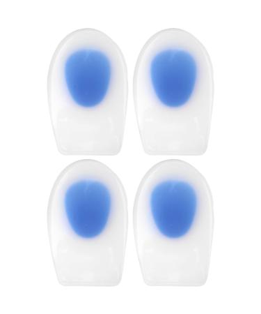 2 Pairs Shoe Heel Inserts Arch Support Shoe Inserts Shoes Gel Heel Cups Silicone Heel Cushions Heel Protective Cups Arch Support Shoe Inserts for Outdoor Sport