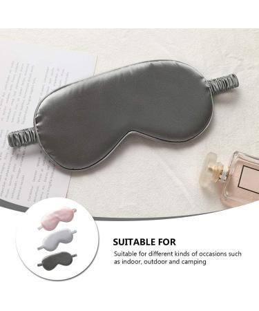 3pcs Silk Blindfold Sleep Eye Masks - Comfortable & Breathable Night Eye Patches for Women | Perfect for Sleep & Relaxation - Buy Online on GoSupps.com