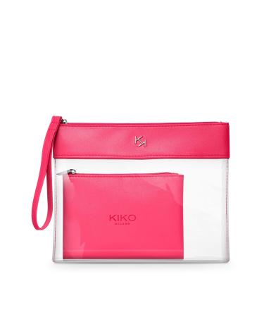 KIKO Milano Transparent Beauty Case 002 | Transparent cosmetic bag with inner pouch