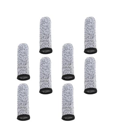 FOMIYES 4pairs Cut Resistant Gloves Carving Finger Cots Finger Sleeve Protectors Resistant Finger Cots Finger Guards for Carving Thumb Protector Carving Supply Cut Protective Tool