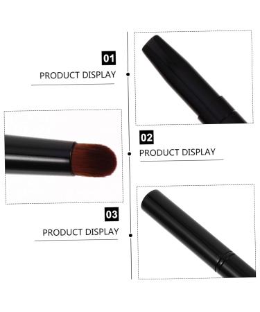 FRCOLOR 4pcs Retractable Eyebrow Brush Set - Portable Cosmetic Eyeliner & Eye Brow Shaping Kit - Travel-Friendly Mini Beauty Brushes (Black 2pcs - Buy Online on GoSupps.com