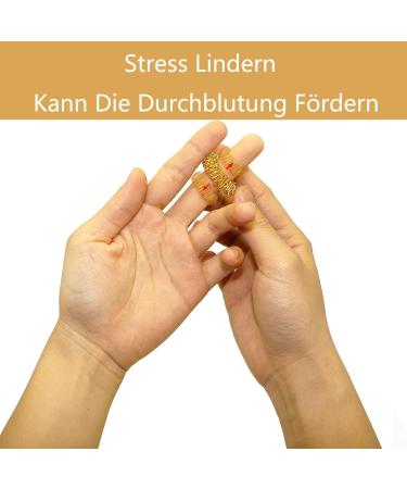 40 Pcs Acupressure Rings Set - Stress Relief Finger Massage Rings for Men & Women - Silent Relaxation Rings (2 Colors) - International Shipping - Buy Online on GoSupps.com