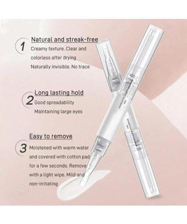 Eyelash Glue Clear Super Strong Eyelash Glue Clear 5 ml invisible eyelash glue waterproof eyelash glue sensitive eyes eyelash glue eyelid tape Jildouf - Buy Online on GoSupps.com