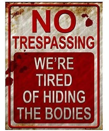 BEWARE OF Retro Metal Sign Flag Plaque Bar Club Cafe Garage Wall Decor Art Multipurpose Cleaning Wipes (Silver One Size) Silver One Size - Buy Online on GoSupps.com