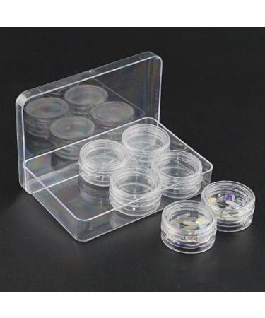 Livecity Nail Art Storage Box - Mini 6 Grid Case for Rhinestones & Jewelry Beads - Multicolor Nail Art Organizer for International Shipping - Buy Online on GoSupps.com