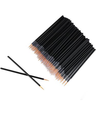 FOMIYES 150 Pcs Disposable Eyeliner Brush Eyebrow Liner Eye Liner Wands Miss Auxiliary With Hat 10x0.3cmx3pcs Blackx3pcs - Buy Online on GoSupps.com