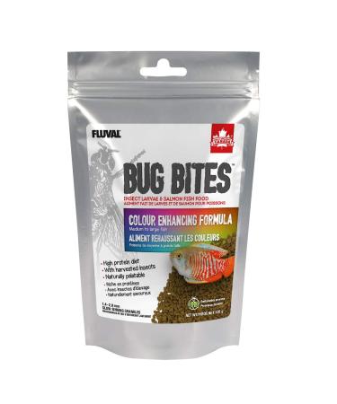 Nutrafin Bug Bites Colour Enhancing Formula Medium to Large Fish 1.4-2.0 mm granules - 125g