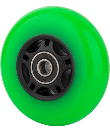 WHEELCOME Inline Skate Replacement Wheels 72mm - 8-Pack Green | ABEC-9 Bearings & Spacers | 85A for Indoor & Outdoor Roller Hockey Skates - Buy Online on GoSupps.com