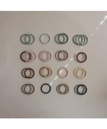 Mushie Pearl Bite Ring Bracelets - 3-Pack Dental Aid for Kids | Safe BPA-Free Teething Toys for Babies & Toddlers | Lilac Cyan & Soft Peach - Buy Online on GoSupps.com