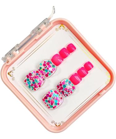 Ruarby Acrylic Press on Nails Rhinestones Fake Nails Straight Tapered Square Glues on Nails False Nails Stick on Nails Women - Buy Online on GoSupps.com