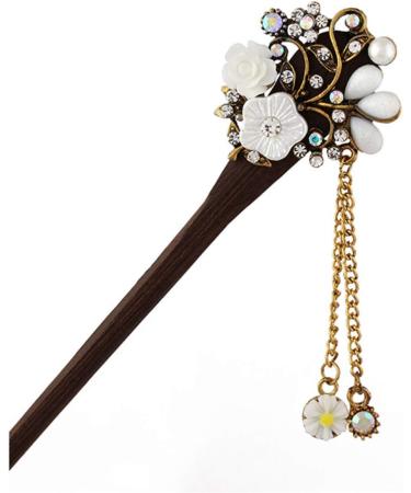 minkissy Vintage Hair Stick Vintage Hair Clips Wedding Hair Accessories Blue Hair Clip Prom Hair Pieces Hair Bun Stick Picks Hair Chopsticks Traditional Hair Stick Retro Hair Stick - Buy Online on GoSupps.com