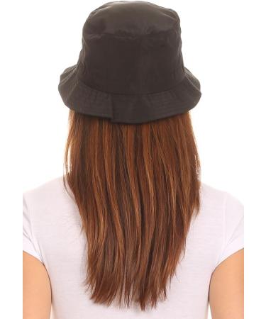 LL Unisex Packable Rain Hat - Lightweight, Year-Round Use - Small-Medium Black Bucket Hat - Buy Online on GoSupps.com