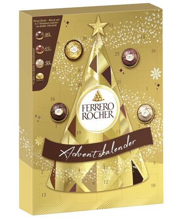 Ferrero Ferrero Rocher - Advent Calendar 2023 24 assorted specialties Ferrero Rocher Original and three Chocolate Melt recipes* Christmas gift idea 300g pack
