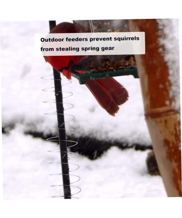 Squirrel Baffle Squirrel-proof Spring Device Metal Squirrel Baffle for Bird Feeder Squirrel Baffle for Bird Poles Metal Anti-squirrel Spring Coil Devic for Outdoor - Buy Online on GoSupps.com