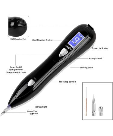 CHRERNA Skin Tags & Mole Removal Kit - 9 Modes Plasma Pen for Warts, Spots, Body & Facial Nevus - Buy Online on GoSupps.com