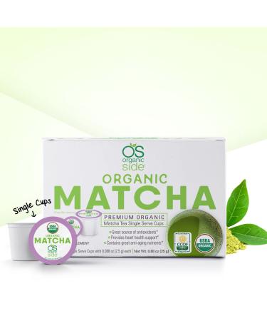Greenside Detox Herbal Tea Matcha Single Serve Cups - Antioxidant Rich with Anti-Aging Nutrients - 10 Cups (3g Serving) - Herbal Body Supplements - Buy Online on GoSupps.com