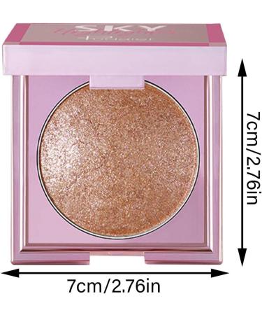 Eye Highlighter | 8g Shimmering Waterproof Highlighting Powder Cosmetics - Long Wear Cosmetics for Collarbone Body Arms Legs Brightening Highlighter for Easter Tmay #04 - Buy Online on GoSupps.com