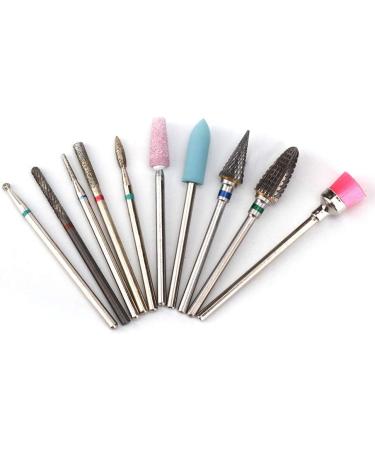 Nail Drill Bit Set with Materials with Perfect Effect Nail Drill Bits for Beauty Salon Shop Manicure Shop (ZeoopTmXHMMXES-11) - Buy Online on GoSupps.com