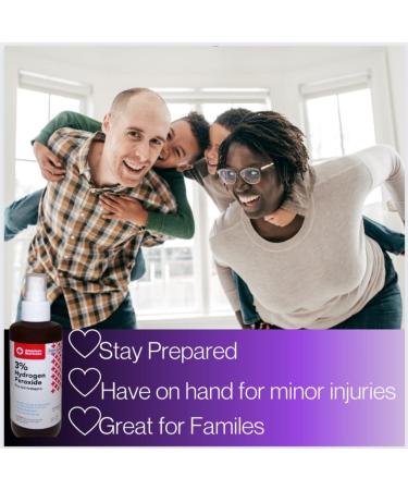 American Red Cross 3% Hydrogen Peroxide Antiseptic Spray - 6oz Non-Aerosol Bottle for Minor Cuts & Scrapes - Travel & Home Essential - Buy Online on GoSupps.com