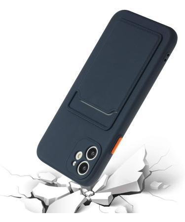 Buy Tivenfezk Nadoli Ultra Thin Shockproof Silicone Case for Oppo Realme 10 4G Scratch-Resistant Wallet Cover with Credit Card Holder in Dark Blue - Buy Online on GoSupps.com