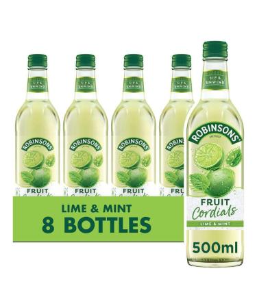 Robinsons Robinsons 8 x Fruit Corals Crushed Lime & Mint 500 ml