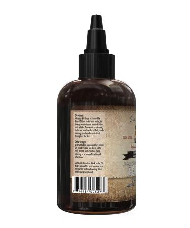 Sunny Isle Jamaican Black Castor Oil Beard Oil 4 oz. - Promotes Thicker, Fuller, and Healthier Facial Hair - Buy Online on GoSupps.com