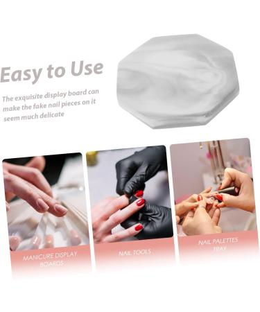  Beatifufu Nail Palette Nail Art Painting Palette Oil Painting Display Stand Nail Boards Nail Parts Plate Watercolor Oil Cake Display Boards - Buy Online on GoSupps.com