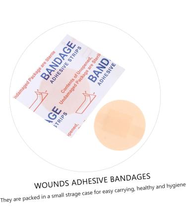 100pcs Large Waterproof Body Adhesive Binder Strips - Strong Adhesive Pads for Pe Bandages & Supplies - Buy Online on GoSupps.com