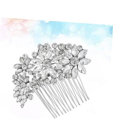 MAGICLULU Bride Comb Hair Comb for Bride Comb for Bridal Rhinestone Comb Rhinestone Hair Comb Wedding Hair Comb Crystal Hair Comb - Buy Online on GoSupps.com