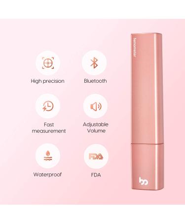 Femometer Smart Basal Thermometer - High-Precision BBT Thermometer for Ovulation & Fertility Tracking with Femometer App Sync - Gold - Buy Online on GoSupps.com